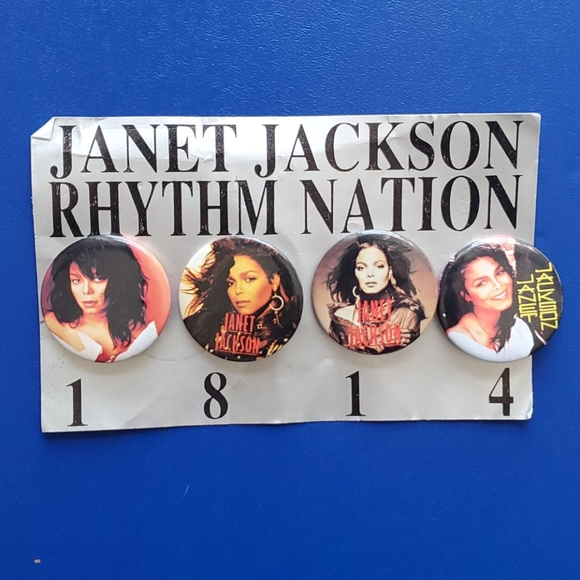 Accessories - ❗Vintage Janet Jackson Pins❗